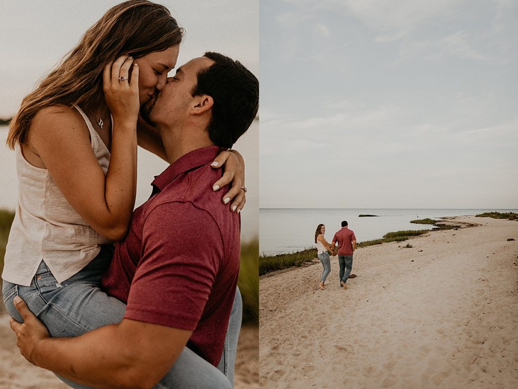 beach couples session